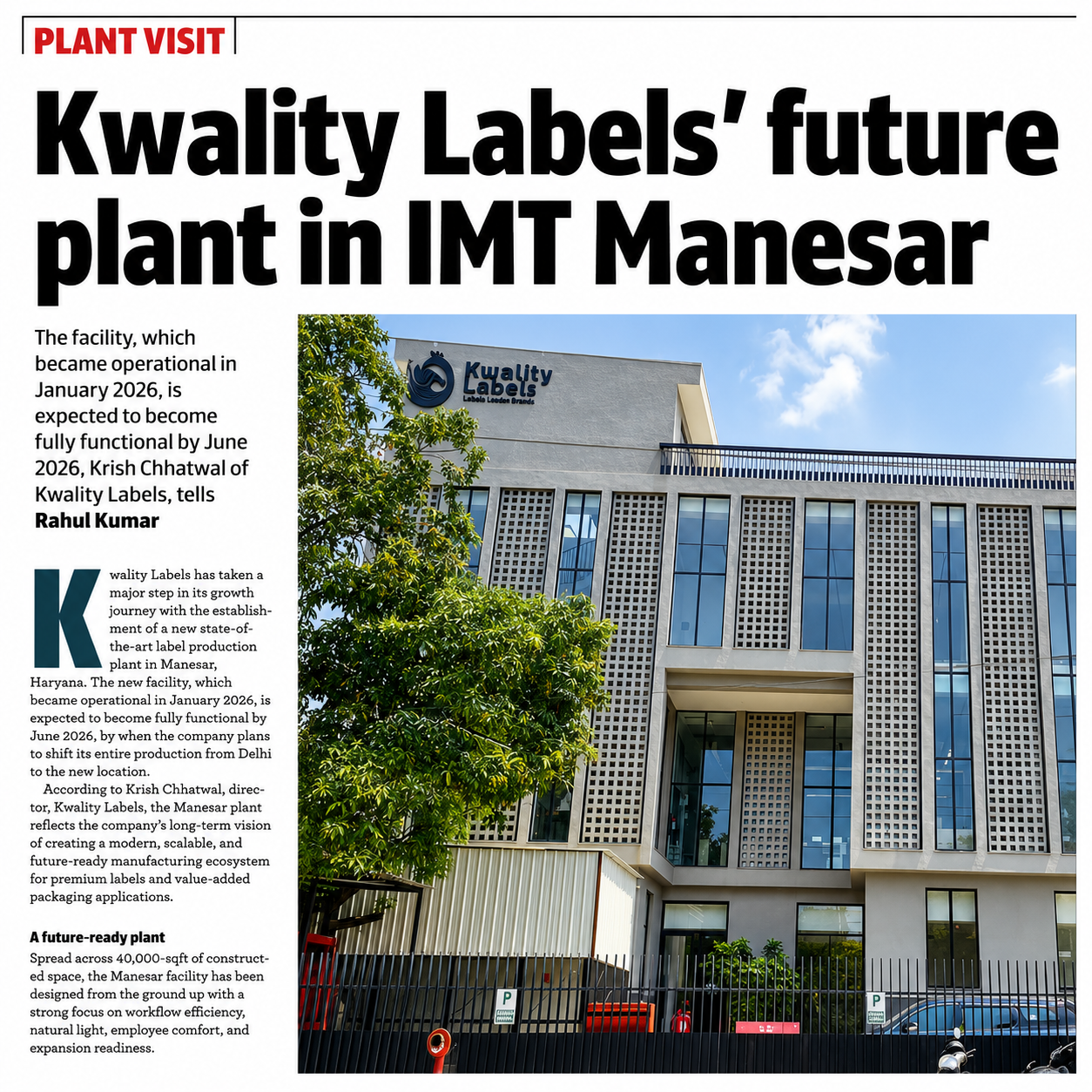 PrintWeek India Article